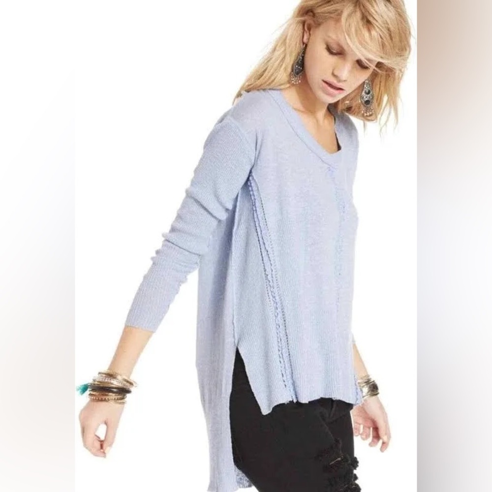 Free people light blue sweater